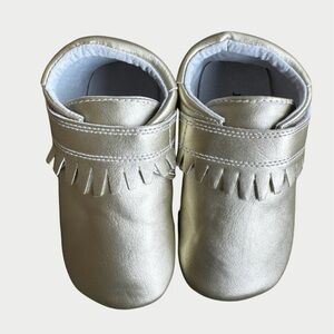 MOCS Toddler Gold Moccasins by  Jack & Lily NIB